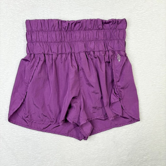 Free People Movement The Way Home Shorts Purple Athletic Running Gym Large High - Picture 1 of 8